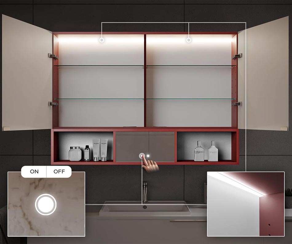 LED-taustavalgustus Sisemine LED-valgustus