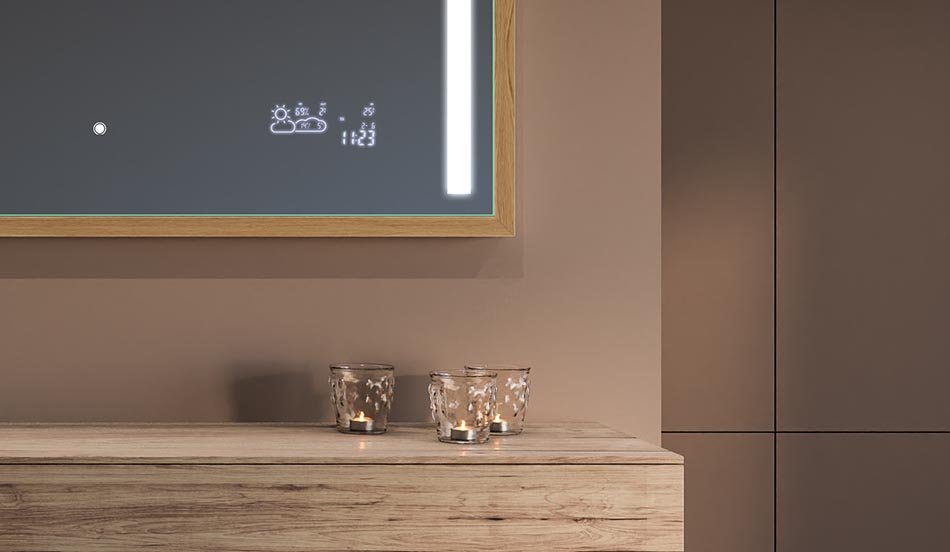 Must raamiga loft-stiilis peegel kaasaegsetesse ja minimalistlikesse vannitubadesse | ARTFORMA