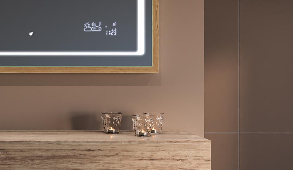 Must raamiga loft-stiilis peegel kaasaegsetesse ja minimalistlikesse vannitubadesse | ARTFORMA