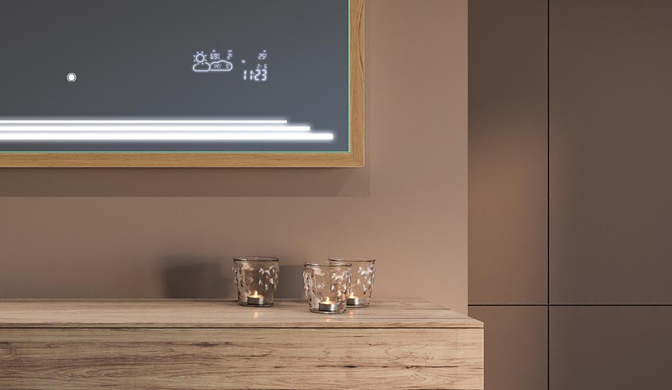 Must raamiga loft-stiilis peegel kaasaegsetesse ja minimalistlikesse vannitubadesse | ARTFORMA