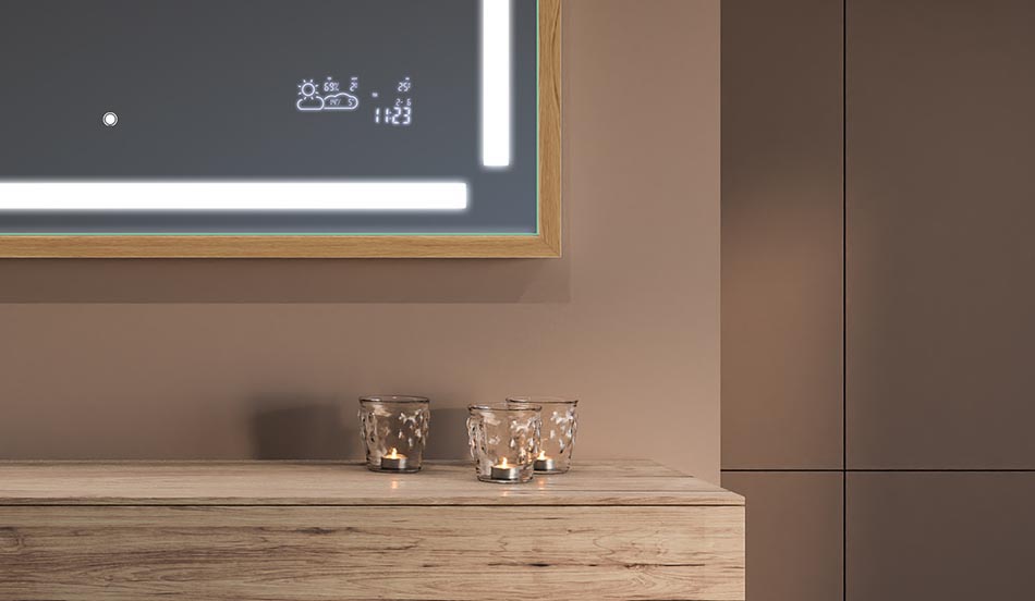 Must raamiga loft-stiilis peegel kaasaegsetesse ja minimalistlikesse vannitubadesse | ARTFORMA