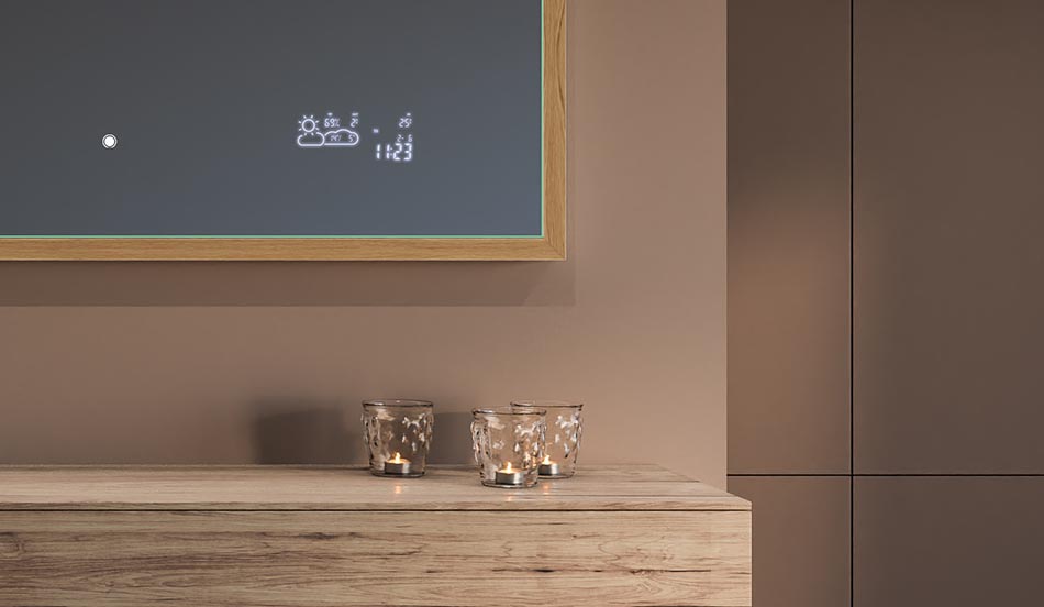 Must raamiga loft-stiilis peegel kaasaegsetesse ja minimalistlikesse vannitubadesse | ARTFORMA