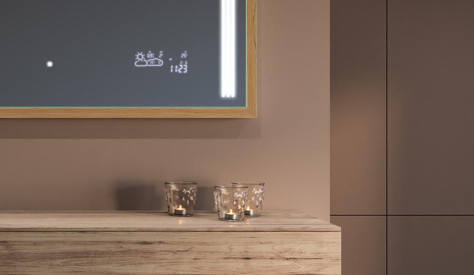 Must raamiga loft-stiilis peegel kaasaegsetesse ja minimalistlikesse vannitubadesse | ARTFORMA