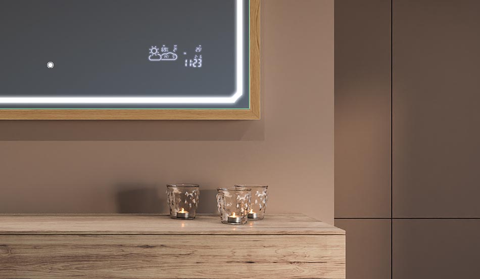 Must raamiga loft-stiilis peegel kaasaegsetesse ja minimalistlikesse vannitubadesse | ARTFORMA