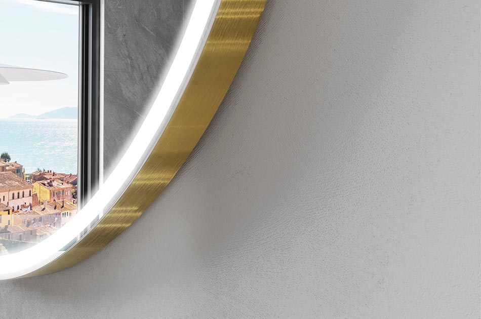 Ebatavalise kujuga nutikas peegel, ideaalne kaasaegsesse vannituppa | ARTFORMA