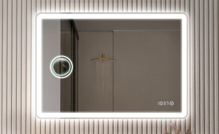 Ümarad klassikalised peeglid valgustusega