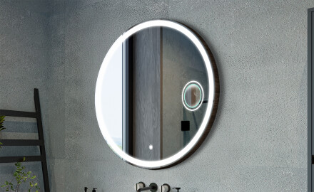 Ümmargused peeglid dekoratiivse kattega