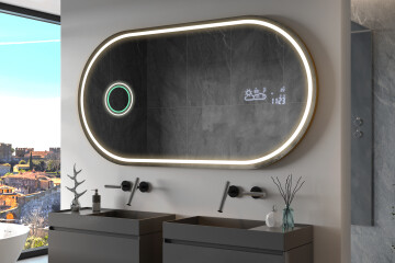 Raamitud LED-peeglid