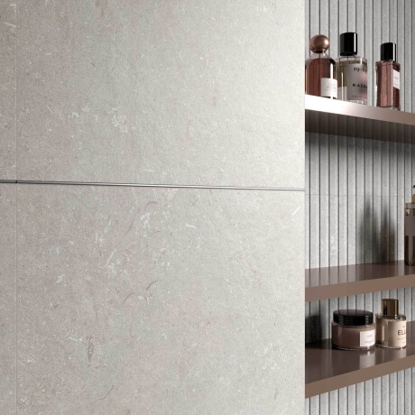 Seinale mõeldud gres 60x120 cm, hall matt A4H1097 Shellstone Grigio Rigat-One #4