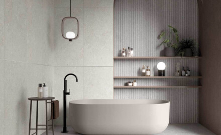 Põrandakeraamilised plaadid 60x120 cm, taupe, matt, A4H1102 Shellstone Taupe