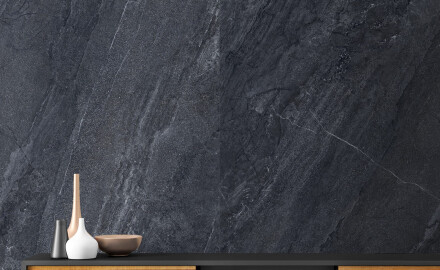Glasuuritud põrandaplaat 120x280 cm, antratsiitne, kivimustriline, matt, A4H1137 Agathos Anthracite