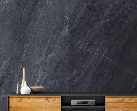 Glasuuritud põrandaplaat 120x280 cm, antratsiitne, kivimustriline, matt, A4H1137 Agathos Anthracite