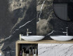 Suurformaadiline gres-plaat 120x270 cm, mattmust, kuldse joonega, rektifitseeritud A4H196 Pierre Black