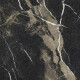 Glasuuritud põrandaplaat Pierre Black 120x120 cm, läikiv must, kuldse joonega, rektifitseeritud A4H197 #20
