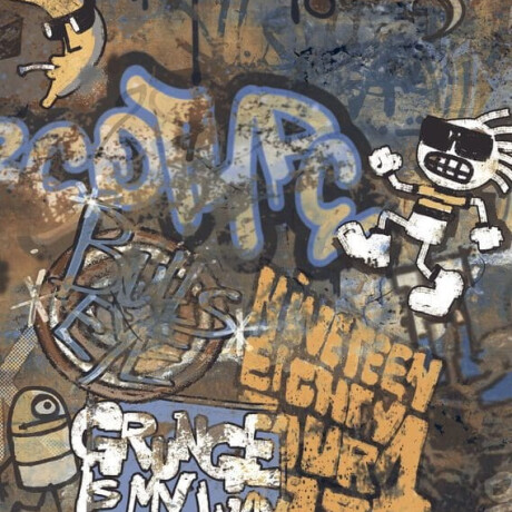 Suurformaadiline 120x280 cm matt, rektifitseeritud glasuuritud põrandakeraamika A4H262 City Graffiti Multicolor #5