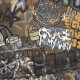 Suurformaadiline 120x280 cm matt, rektifitseeritud glasuuritud põrandakeraamika A4H262 City Graffiti Multicolor #6