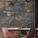 Suurformaadiline glasuuritud põrandakeraamika 120x280 cm, pruun matt, rektifitseeritud A4H264 City Multicolor #7