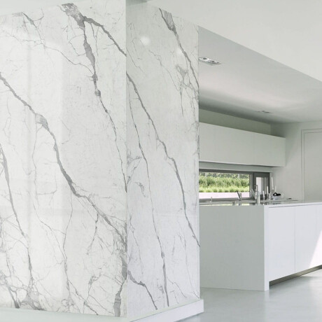 Suurformaadiline 120x270 cm läikiv gresplaat halli joonega, rektifitseeritud A4H451 Statuario Superiore #6