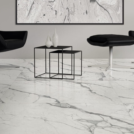Glasuuritud põrandaplaat 120x120 cm, matt, hallide joontega, rektifitseeritud A4H455 Statuario Superiore #3