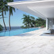 Suurformaadiline keraamiline plaat 120x280, valge marmor hallide soontega, läikiv A4H462 Calacatta #1