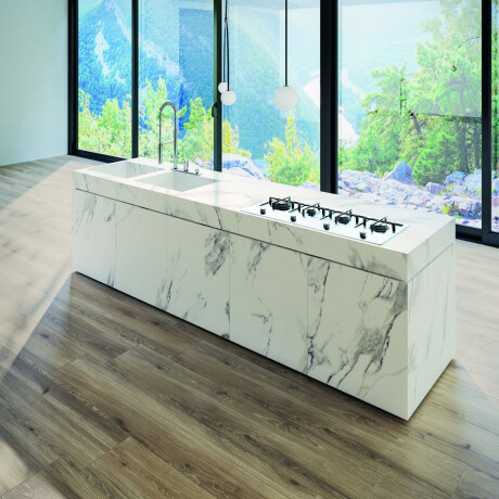 Suurformaadiline gres-plaat 120x270 cm, hallide soontega, matt, rektifitseeritud A4H463 Calacatta #12