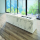 Suurformaadiline gres-plaat 120x270 cm, hallide soontega, matt, rektifitseeritud A4H463 Calacatta #12