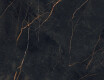 Bookmatch-keraamiline plaat 120x280, must marmor kuldsete soontega, läikiv A4H473 Sant Loreno