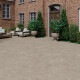 Põrandakeraamilised plaadid 100x100, ristlõigatud travertiin, matt, hall-beež taupe A4H499 Chrono Stone #3