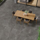 Veeniga kivikeraamiline põrandaplaat 100x100, matt, tumehall A4H507 Volterra Stone #2