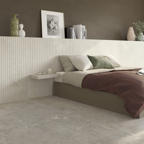 Ribitud põrandaplaat 60x120, helehall, matt, A4H510 Rigat-One Ermetica Bianco #1