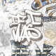 Glasuuritud põrandaplaat 120x280 cm, matt-hall, rektifitseeritud A4H640 City Graffiti White #2