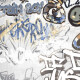 Glasuuritud põrandaplaat 120x280 cm, matt-hall, rektifitseeritud A4H640 City Graffiti White #3
