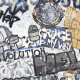 Glasuuritud põrandaplaat 120x280 cm, matt-hall, rektifitseeritud A4H640 City Graffiti White #4