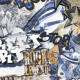 Glasuuritud põrandaplaat 120x280 cm, matt-hall, rektifitseeritud A4H640 City Graffiti White #5