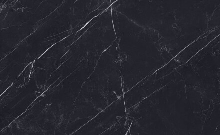 Suurformaadiline keraamiline plaat 120x280, must marmor valgetega soontega, läikiv A4H687 Markina Black