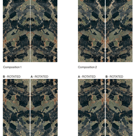 Bookmatch-keraamiline plaat 120x280, smaragdmarmor, soontega, läikiv, A4H850 Esmerald, Pariis #5