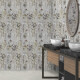 Seinale paigaldatav gres 60x120 cm, hall, lillemustritega, matt, A4H919 Glame #2