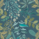 Seinale mõeldud keraamilised plaadid 60x120 cm, sinised, taimemustritega, matt, A4H924 Majorele #4