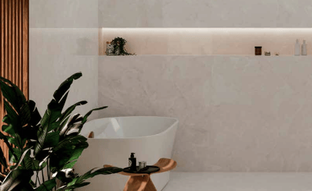 Suurformaadiline gres 100x100, marmor mustritega, läikiv A4H941 Saffire Cream