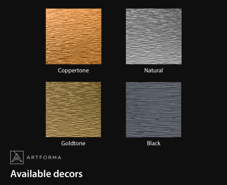 Vannitoapeegel elegantse metallist dekooriga L289 #2