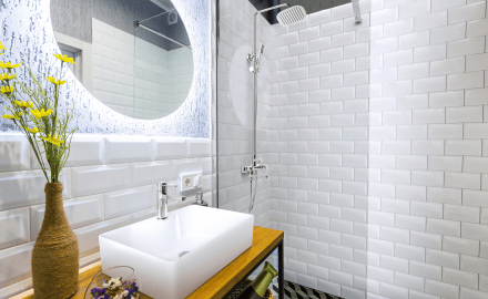 Glamour kroomitud kraan