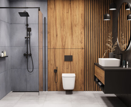 WC WC ilma äärikuta PAROS valge koos loputusvoodriga