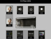 Disaineri taustavalgustusega LED-vannitoa peegel L09 #9