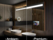 Disaineri taustavalgustusega LED-vannitoa peegel L12