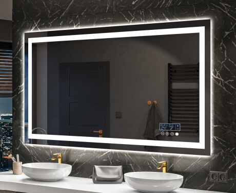 Disaineri taustavalgustusega LED-vannitoa peegel L15 #10