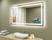 Disaineri taustavalgustusega LED vannitoa peegel L15 120x80cm - SmartScreen, DualColor