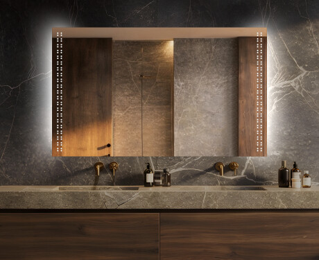 Disaineri taustavalgustusega LED-vannitoa peegel L55