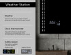 Disaineri taustavalgustusega LED-vannitoa peegel L55 #5
