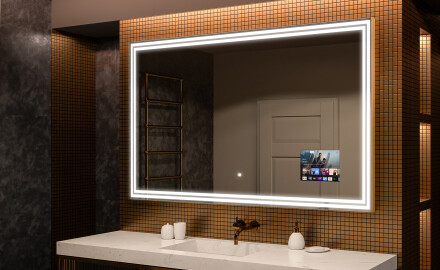 Disaineri taustavalgustusega LED-vannitoa peegel L57