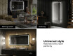 Disaineri taustavalgustusega LED-vannitoa peegel L61 #10